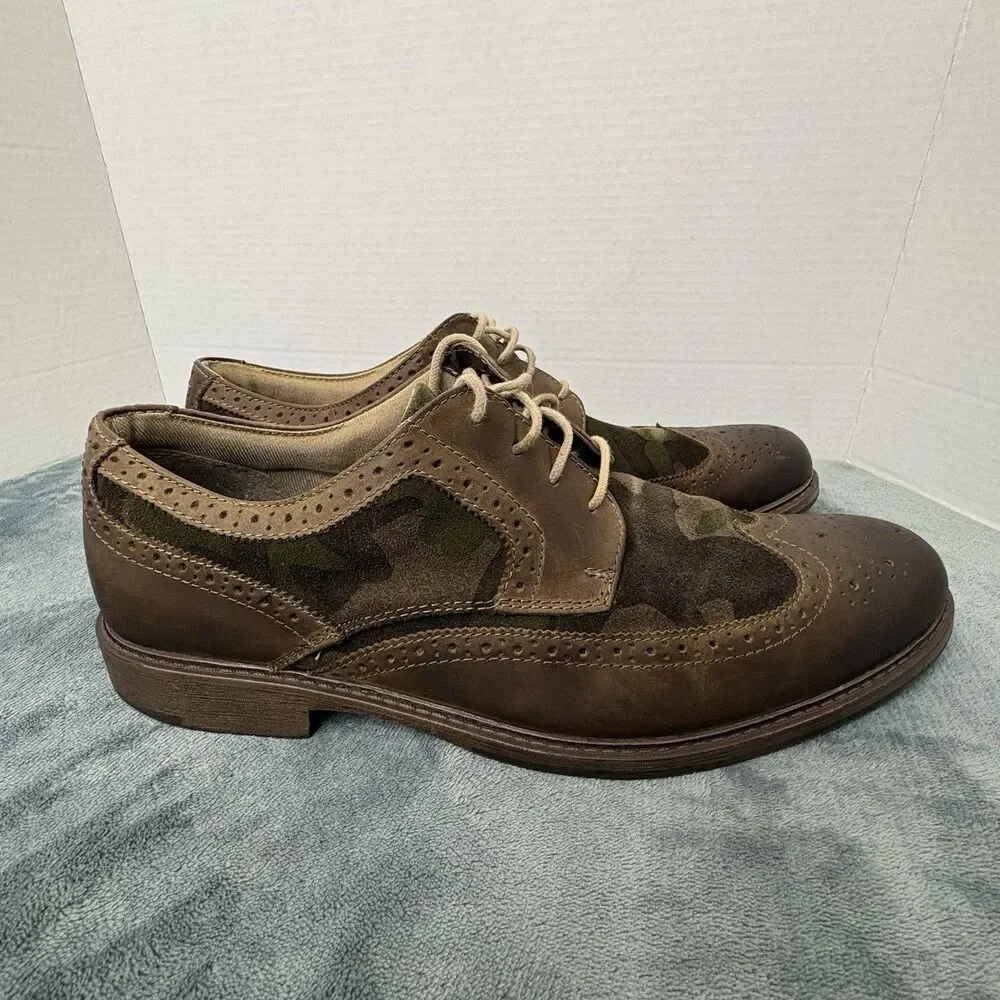 J Murphy Wing Tip Camo Mens Shoes 13M G4 Hybrid Rugged Casual